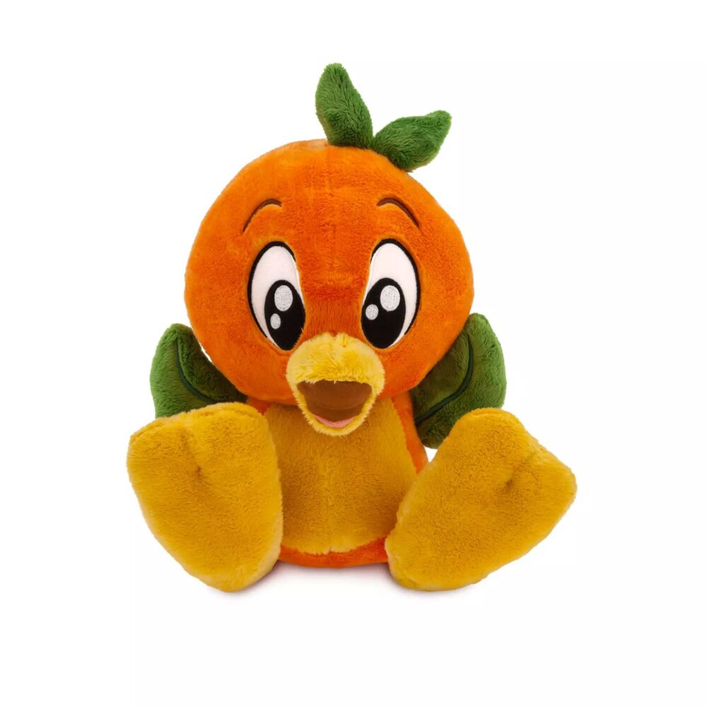 Disney Parks Big Feet Foot 11” Florida Orange Bird Plush Orange Scented New